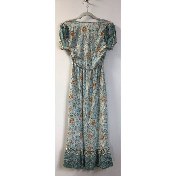 Woman’s SHEIN Soft/Silky Boho/Hippy Maxi/Long Dress Size 6 🩵 - Picture 2 of 3